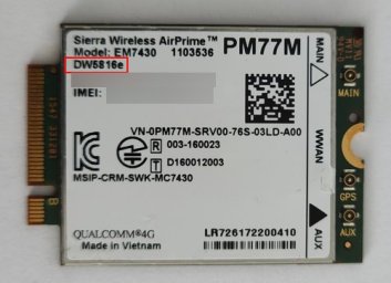 Sierra Wireless AirPrime EM7430 - Dell Locked EW5816e