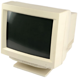 Picture of a CRT computer monitor